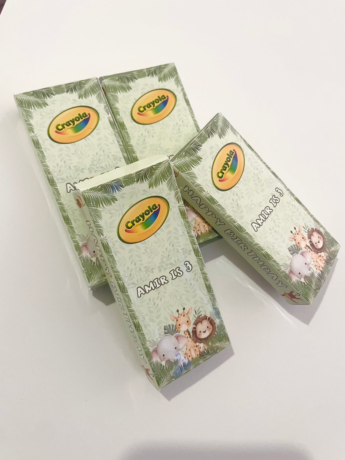 Personalised Crayon Case Party Favour