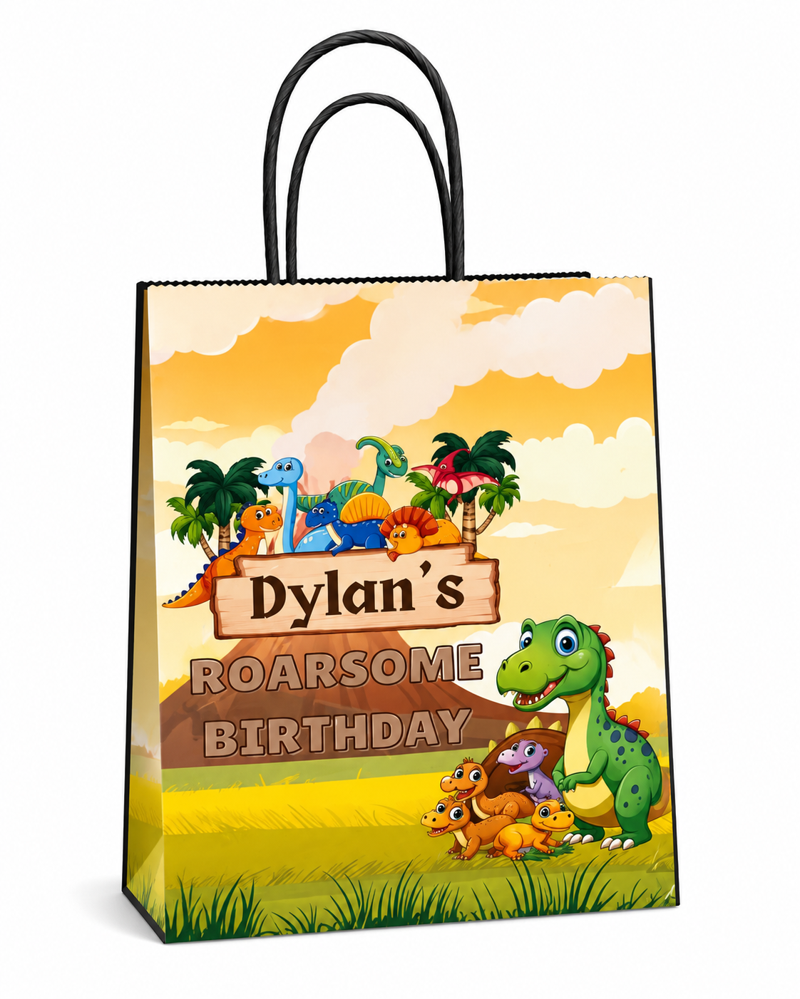 Personalised Paper Party Bags | Custom Birthday Party Favour Bags
