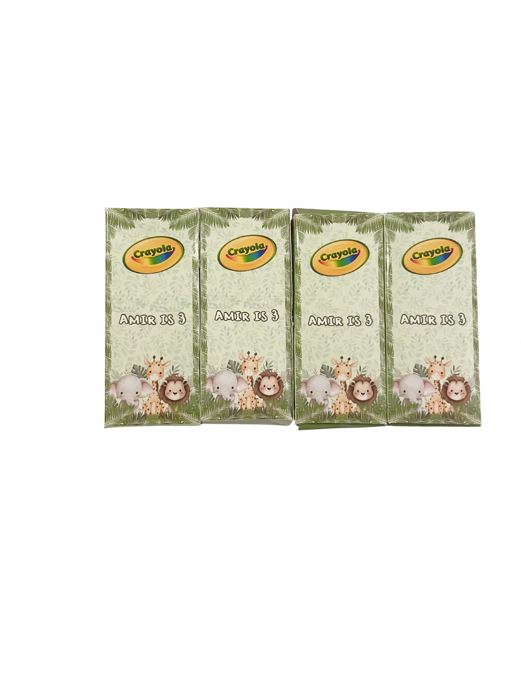 Personalised Crayon Case Party Favour